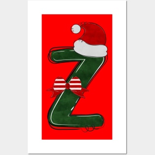 Letter Z - Christmas Letter Posters and Art